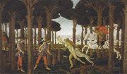 Sandro Botticelli Novella di Nastagio degli onesti (mk36) painting